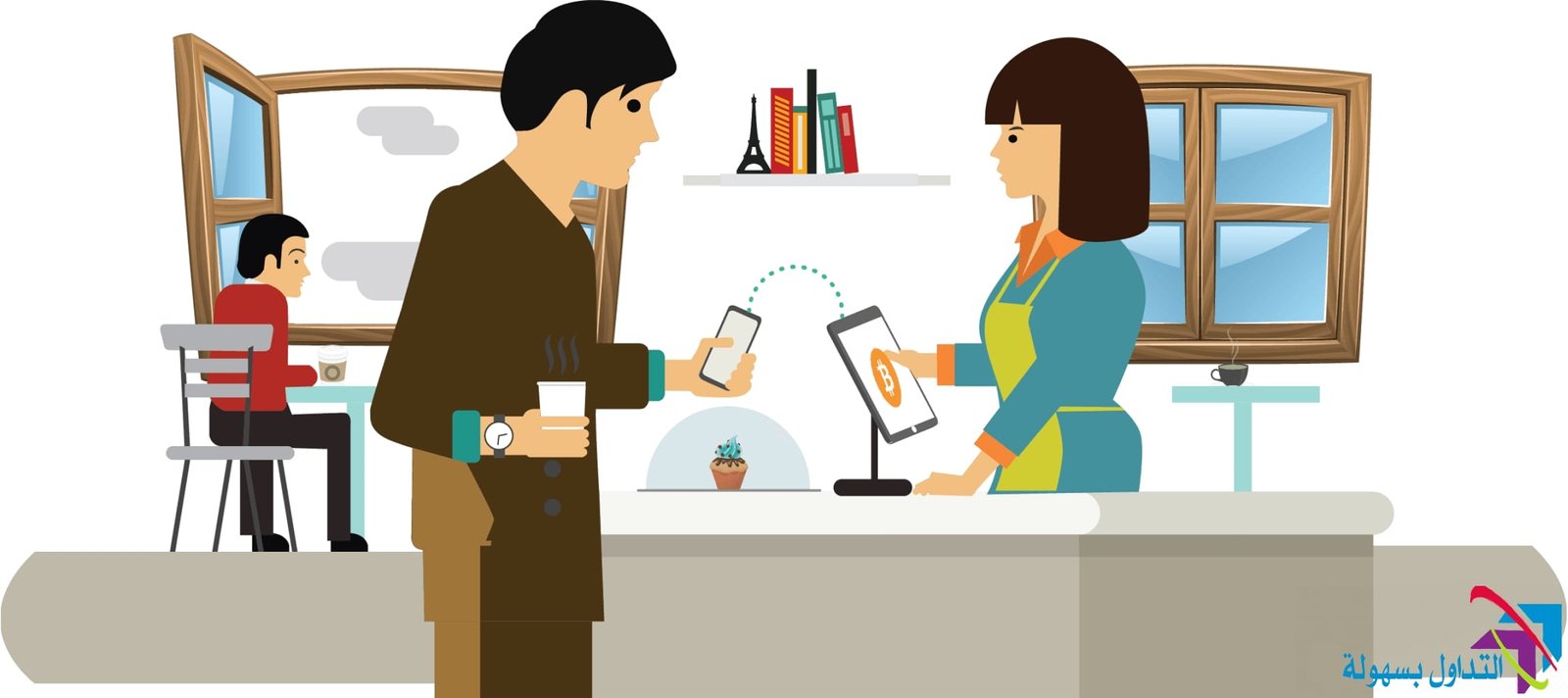 عملة البيتكوين ترسل من واحد الى واحد