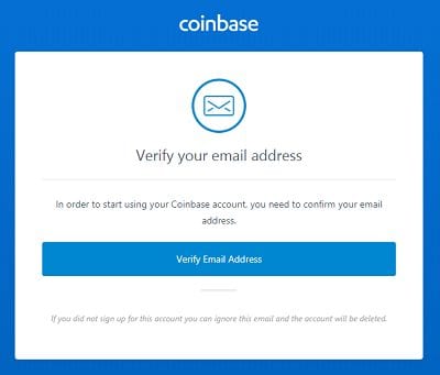 Coinbase activate email link