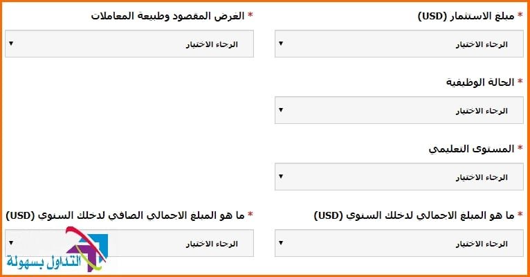 تفاصيل المستثمر